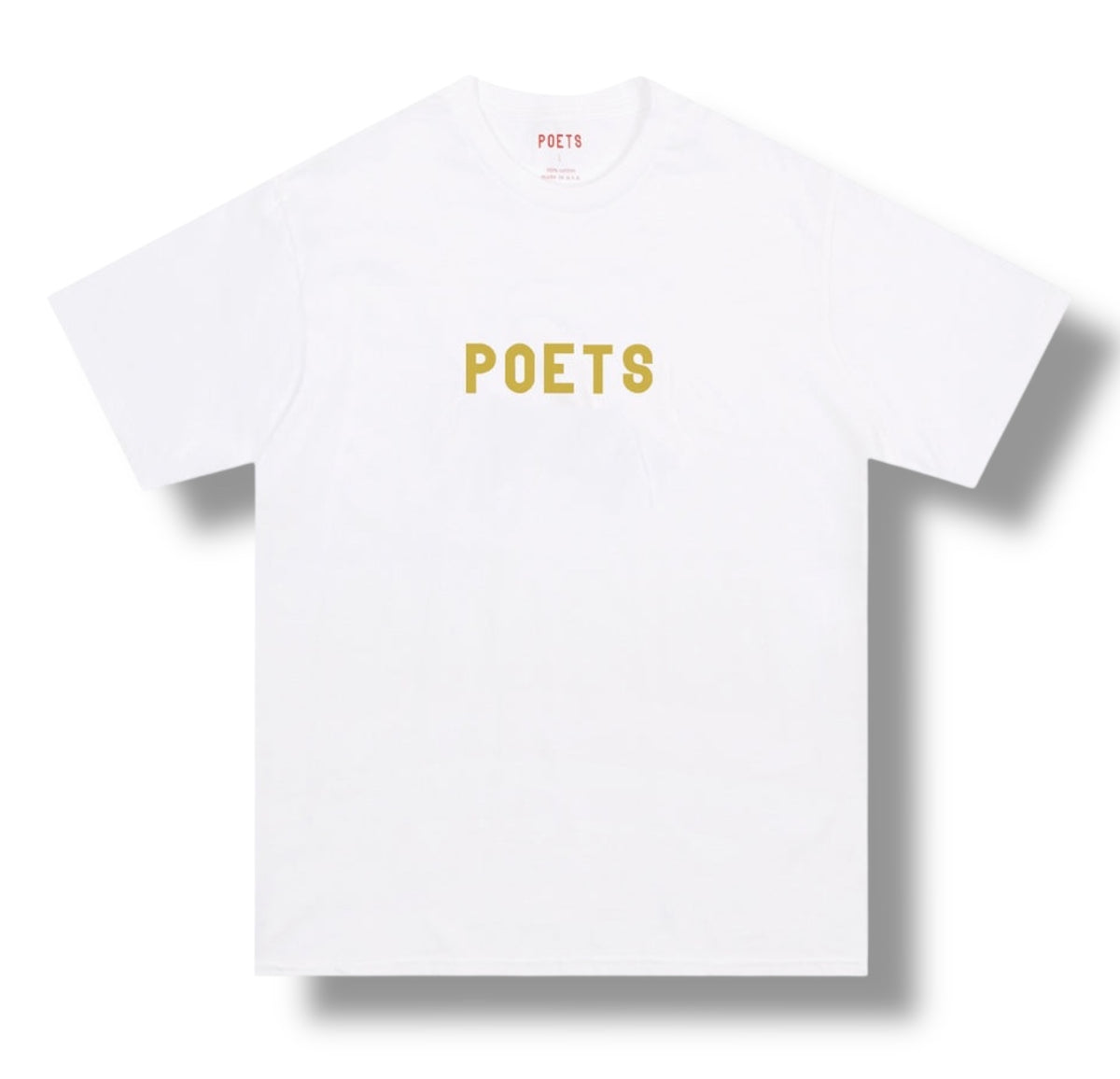POETS Brand OG Flock Tee (White/Yellow)