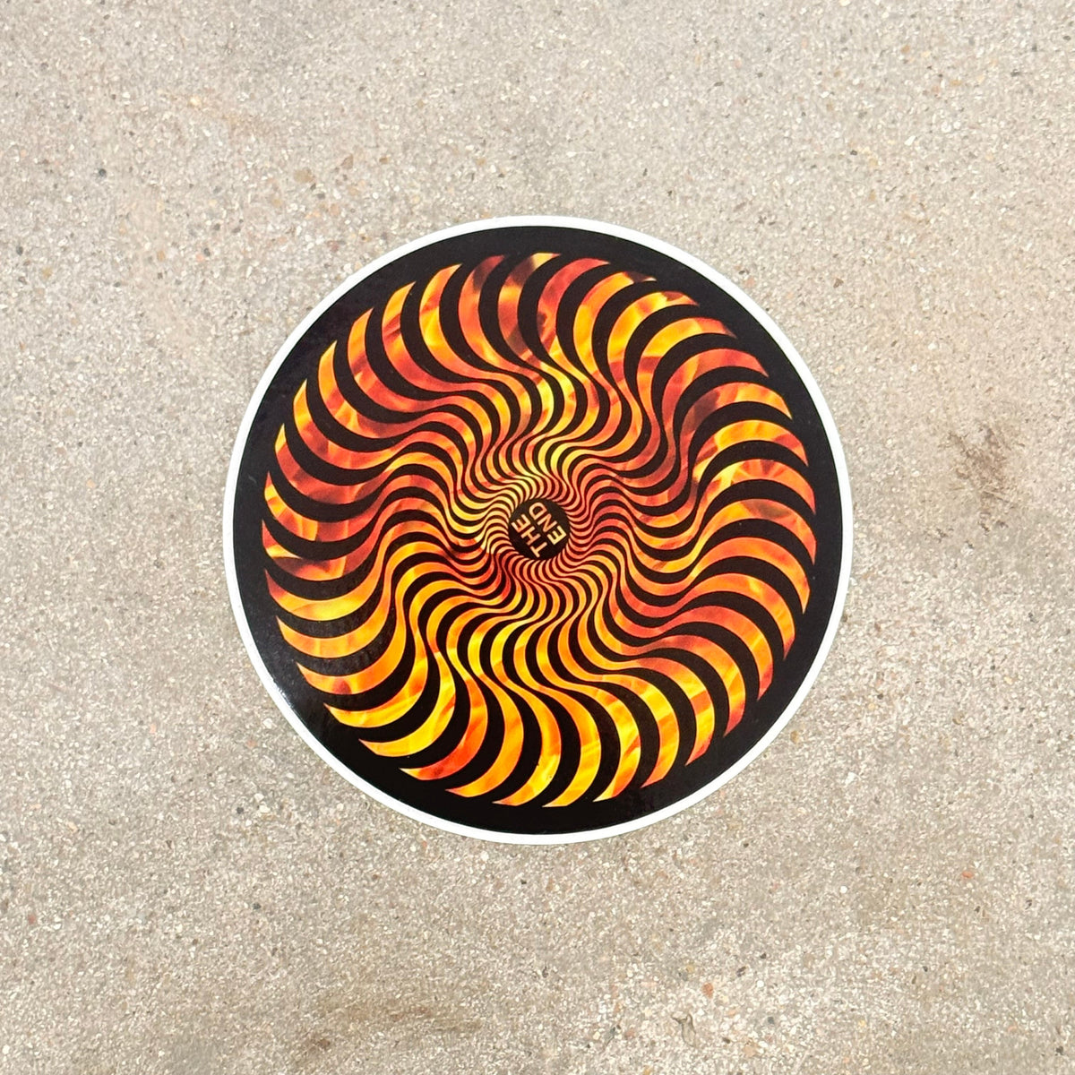 Spitfire The End Classic Swirl Sticker (Large)