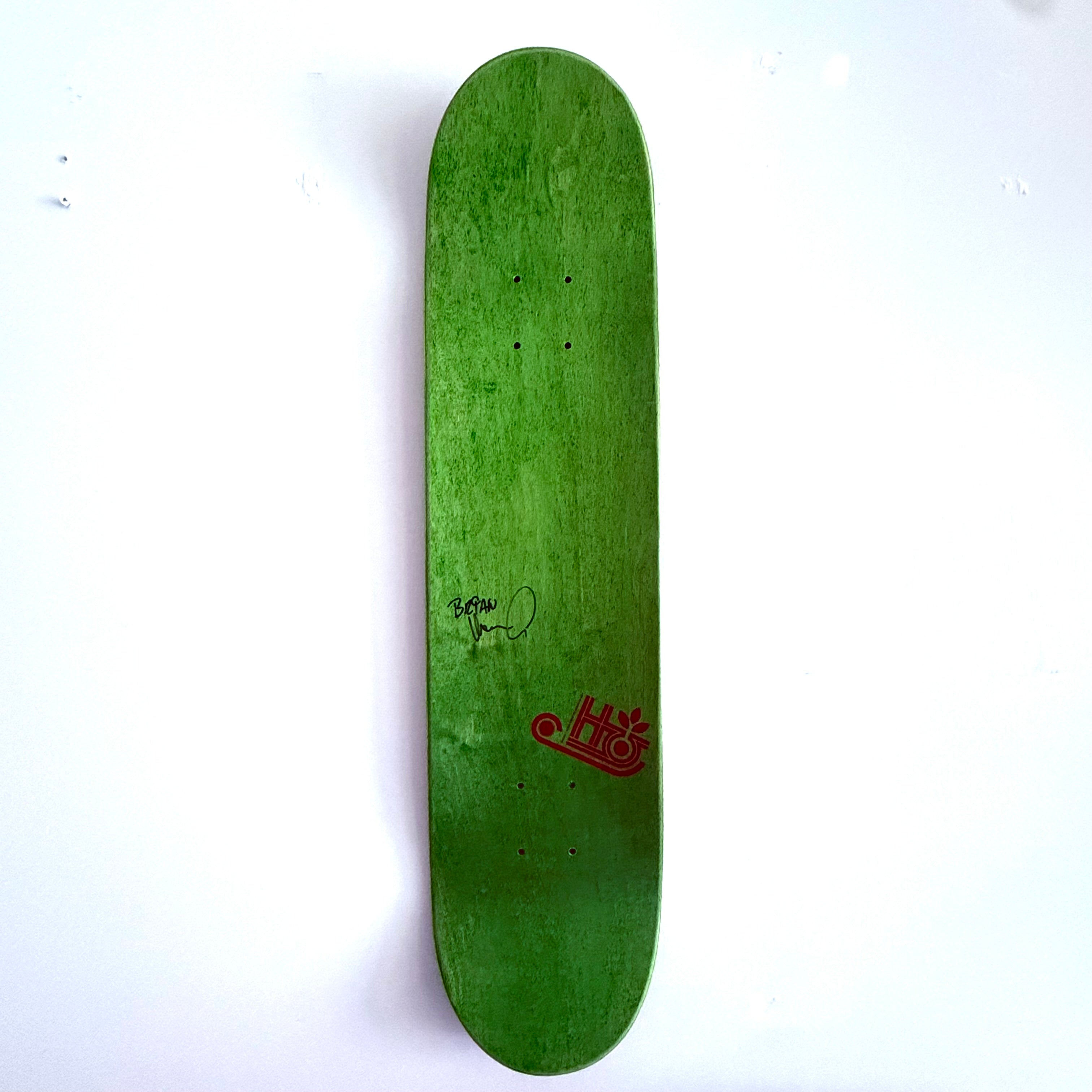 2002 Habitat Skateboard Brian Wenning “Lantern Swarm” Deck - Autographed