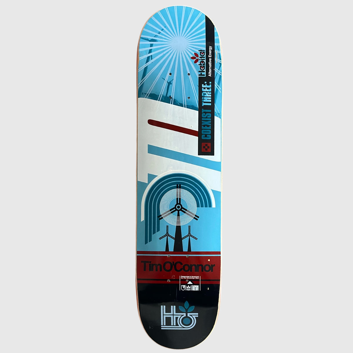 2001 Habitat Skateboards Tim O’Connor “Co Exist 3 Series” Deck