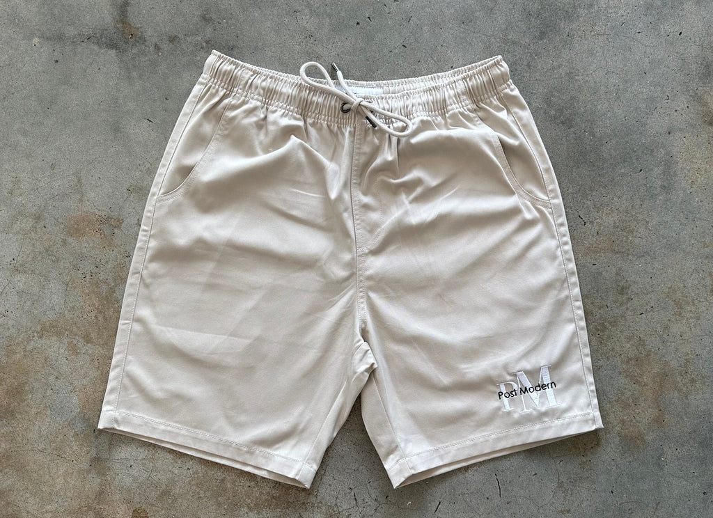 Post Modern PMCK Leisure Shorts (Bone)