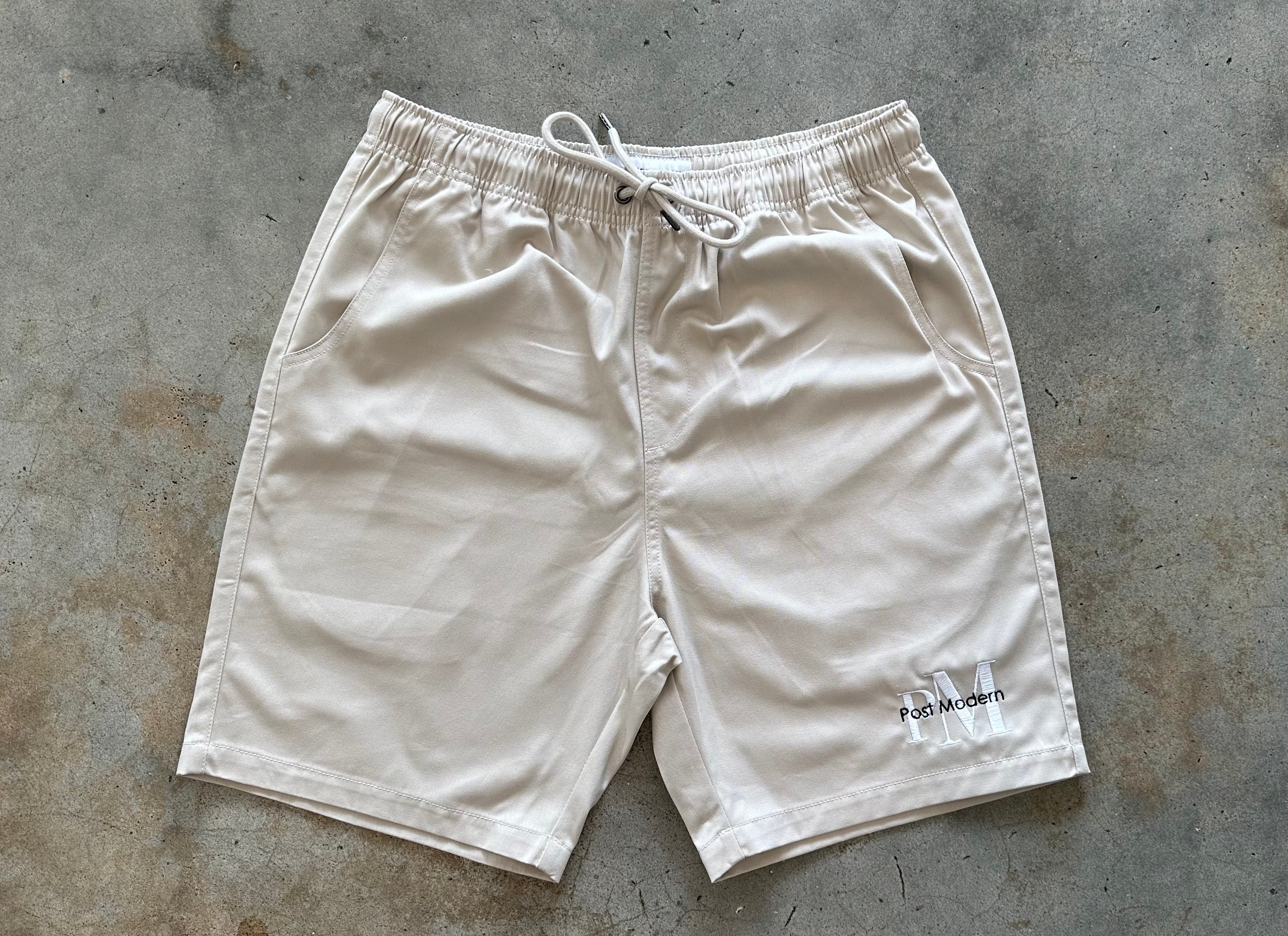 Post Modern PMCK Leisure Shorts (Bone)