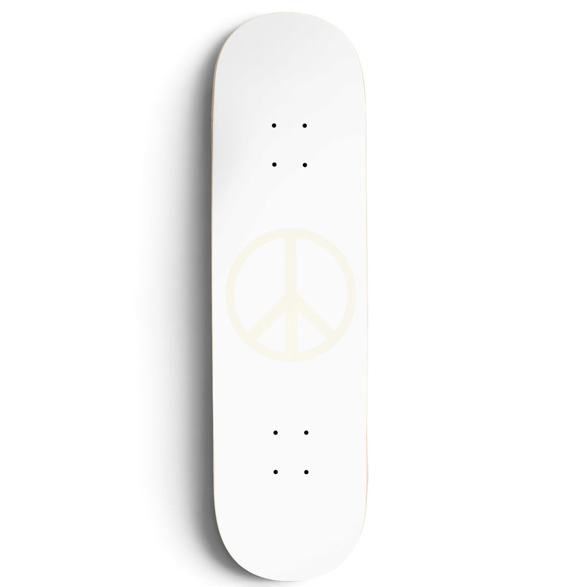 Violet Glow in the Dark Peace Deck 8.25” (White)