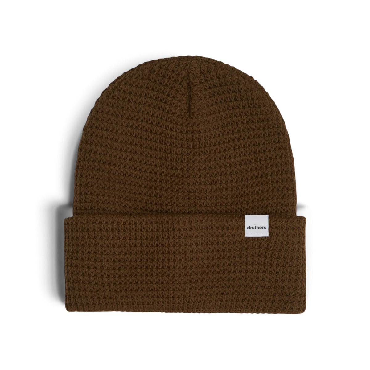 Druthers NYC Organic Cotton Waffle Knit Beanie - Olive
