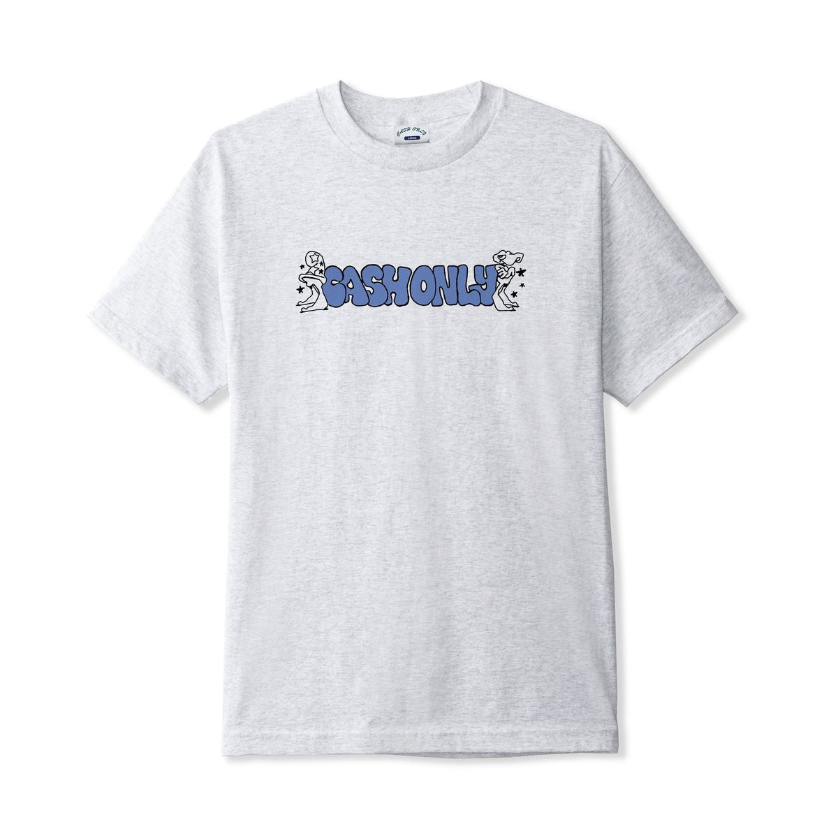 Cash Only Sketchbook Tee - Ash Grey