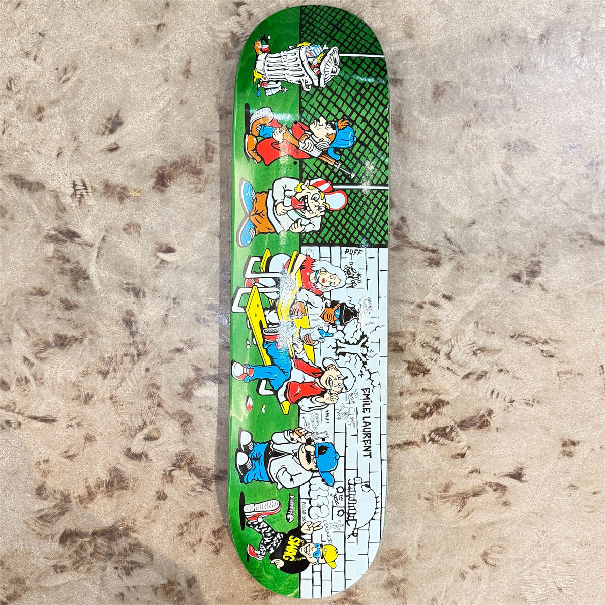 Polar Skate Co. Emile Laurent High School Deck 8.375"