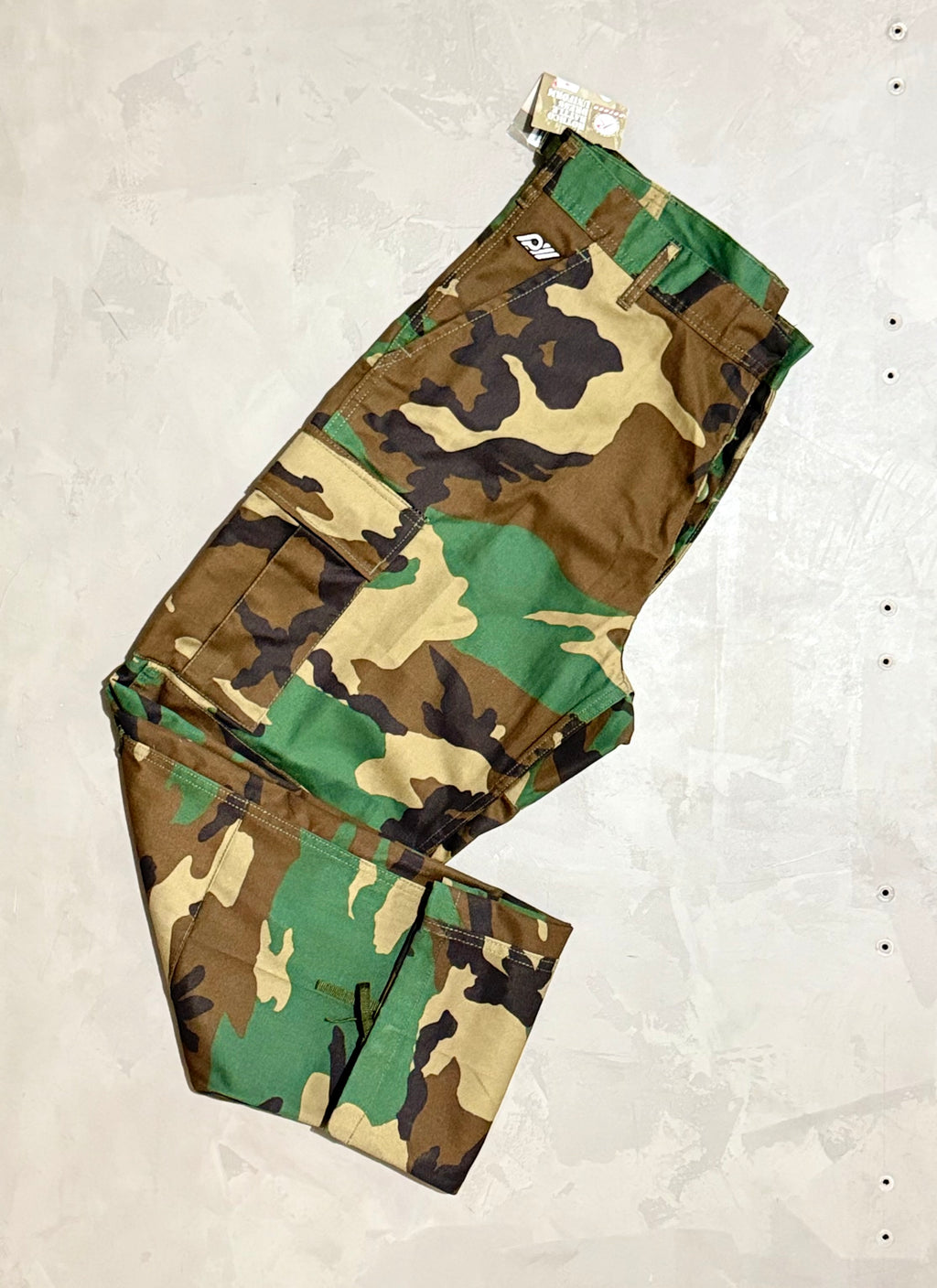 Post Modern Cargo Pants (Woodland Camo)
