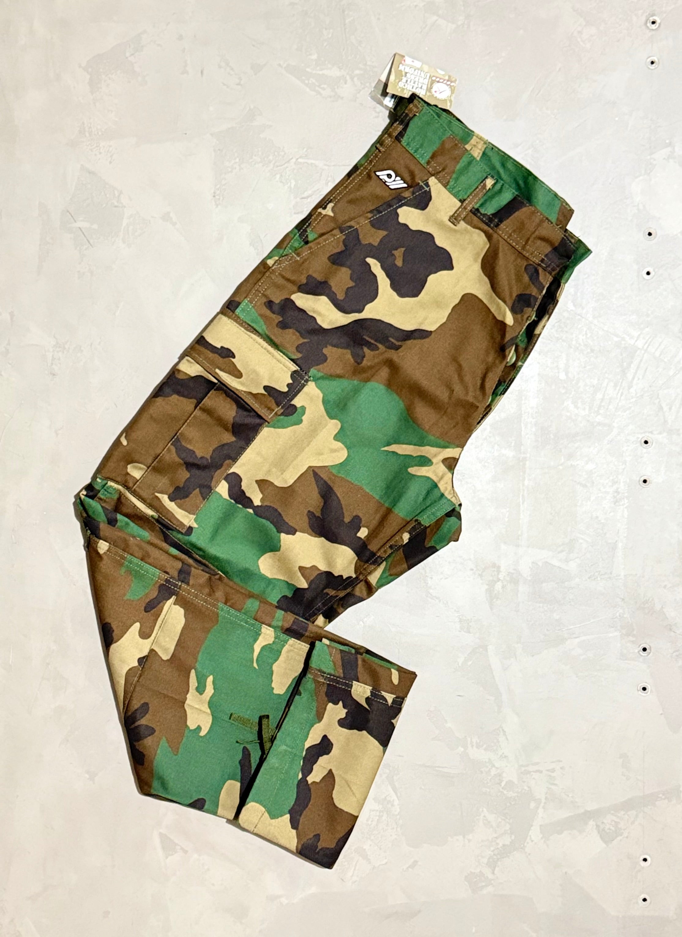 Post Modern Cargo Pants (Woodland Camo)