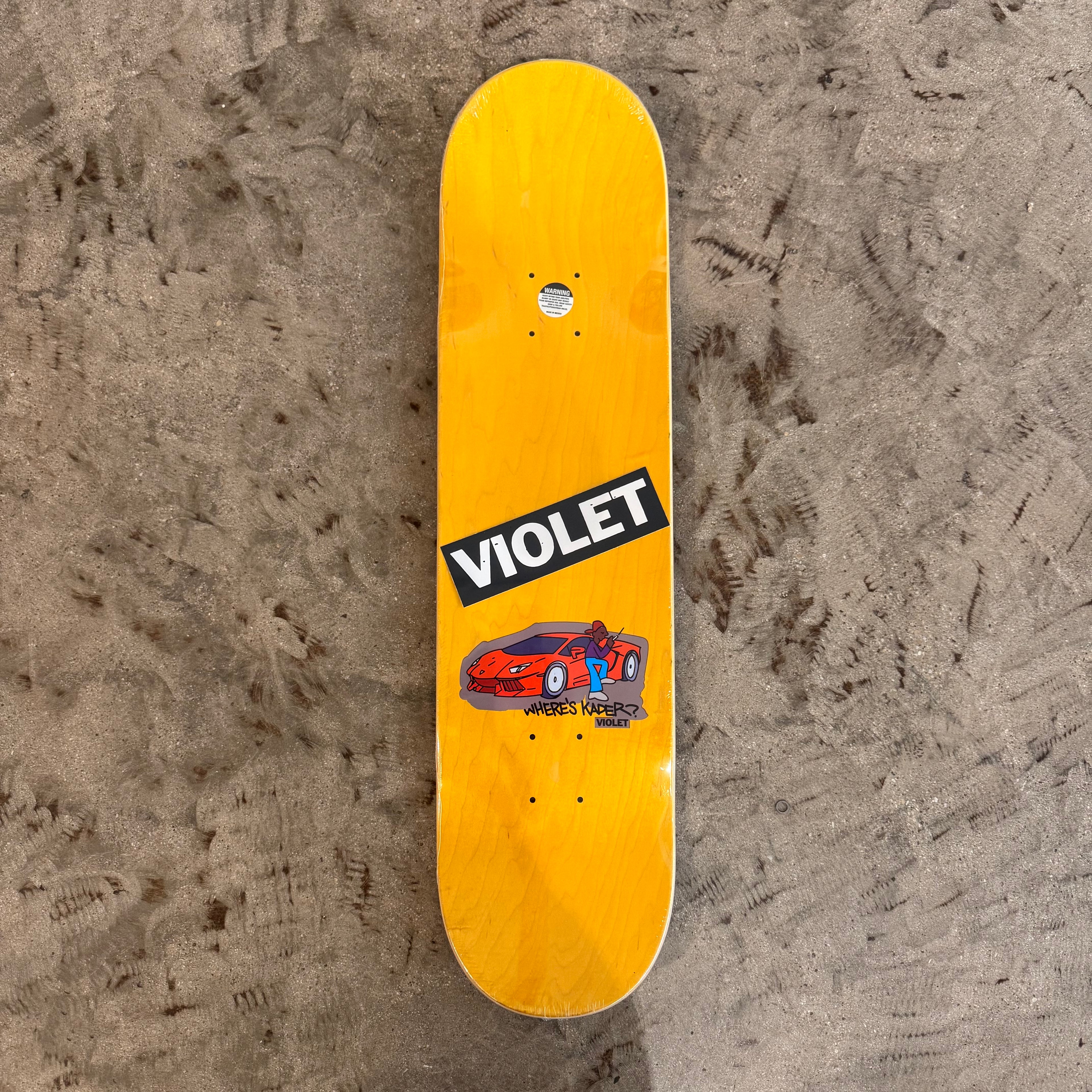 Violet “Where’s Kader?” Kader Sylla Deck 8.0”