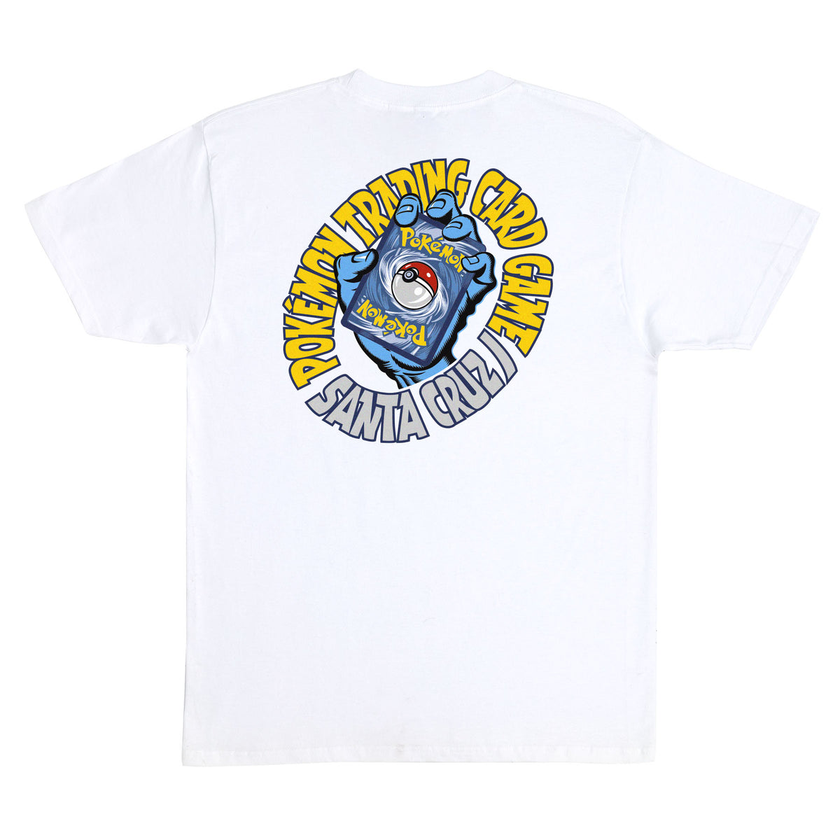 Santa Cruz x Pokémon TCG Hand T-Shirt (White)