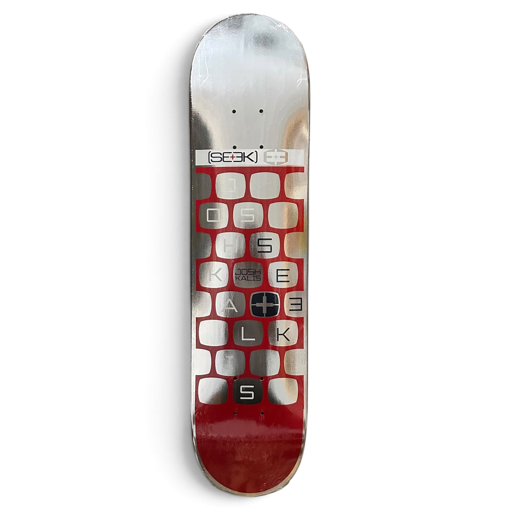 2002 Seek Skateboards Josh Kalis “Chrome” Series Deck