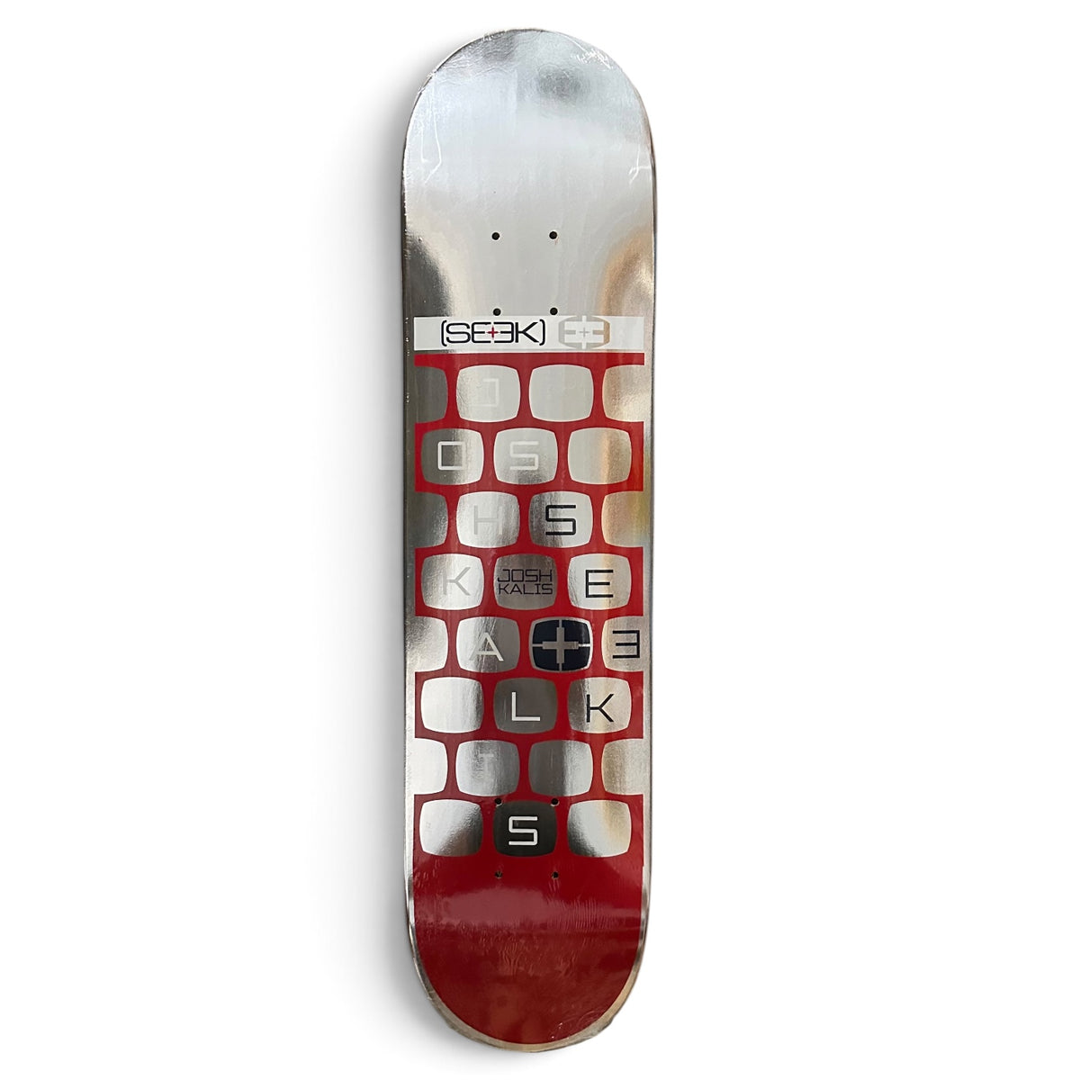 2002 Seek Skateboards Josh Kalis “Chrome” Series Deck