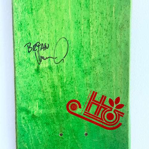 2002 Habitat Skateboard Brian Wenning “Lantern Swarm” Deck - Autographed