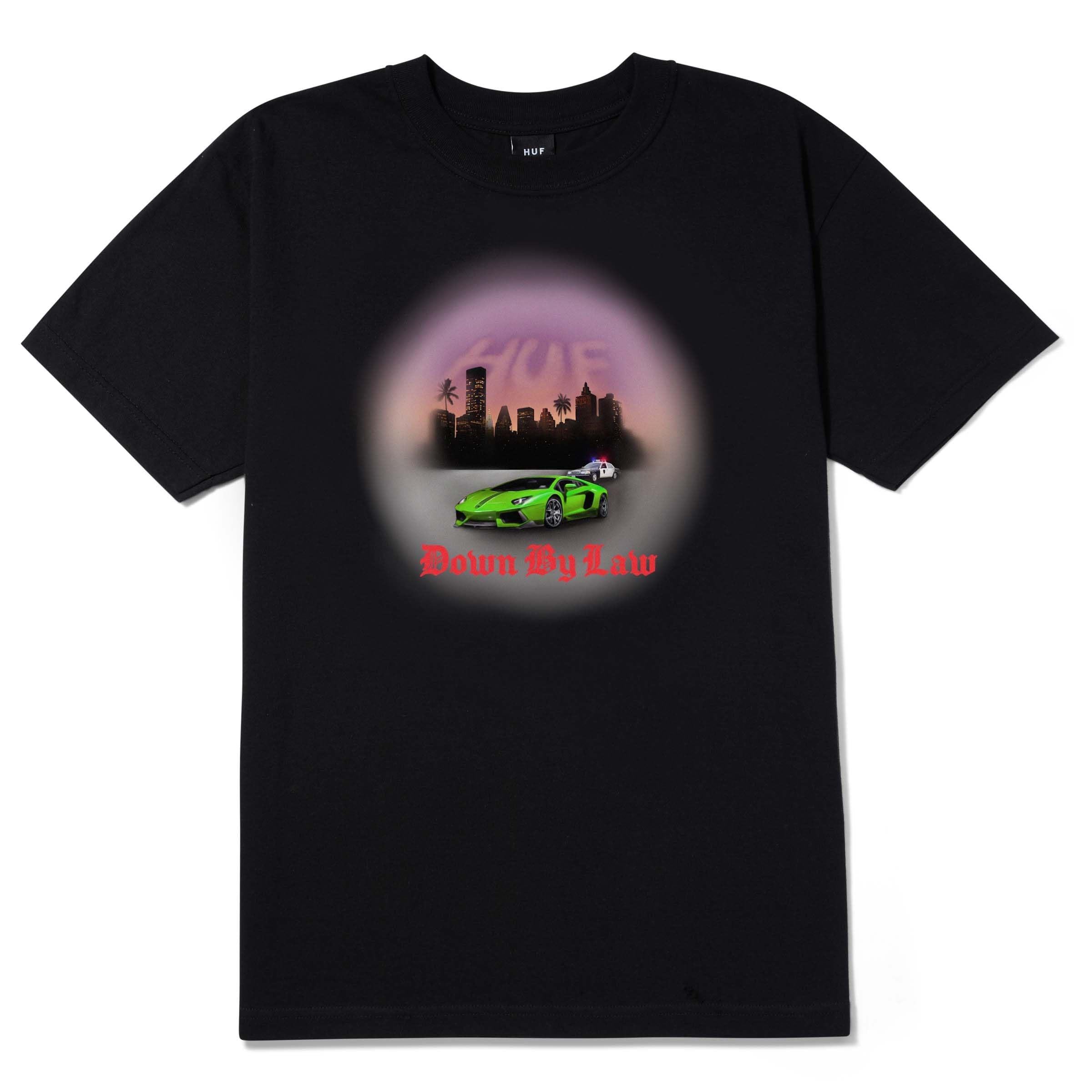 HUF Worldwide Down By Law Tee (Black)