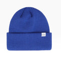 Druthers NYC  Merino Wool 1x1 Knit Beanie - Marine Blue