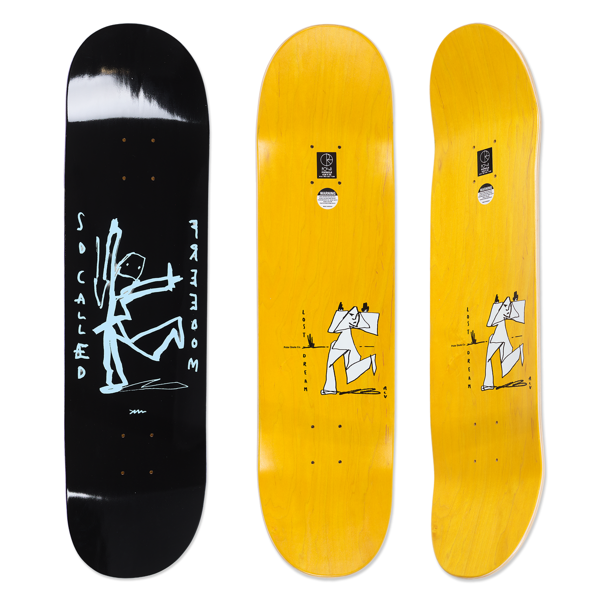 Polar Skate Co. Team Alv Freedom Deck 8.25”