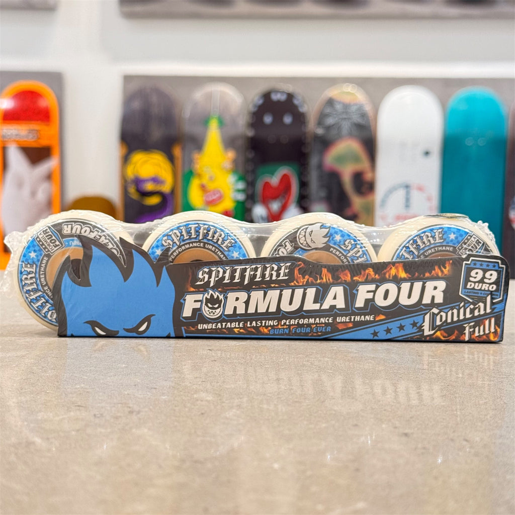 Spitfire Wheels Formula Four 99 Conical Full (Blue Print) 52mm