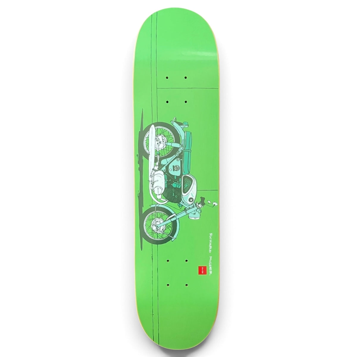 2000 Chocolate Skateboards Richard Mulder Motorcycle Series Deck