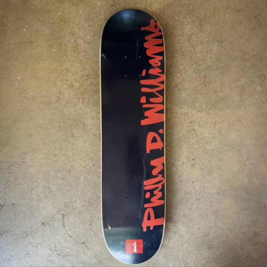 2001 Chocolate Skateboards Stevie Williams “Nickname” Series Deck