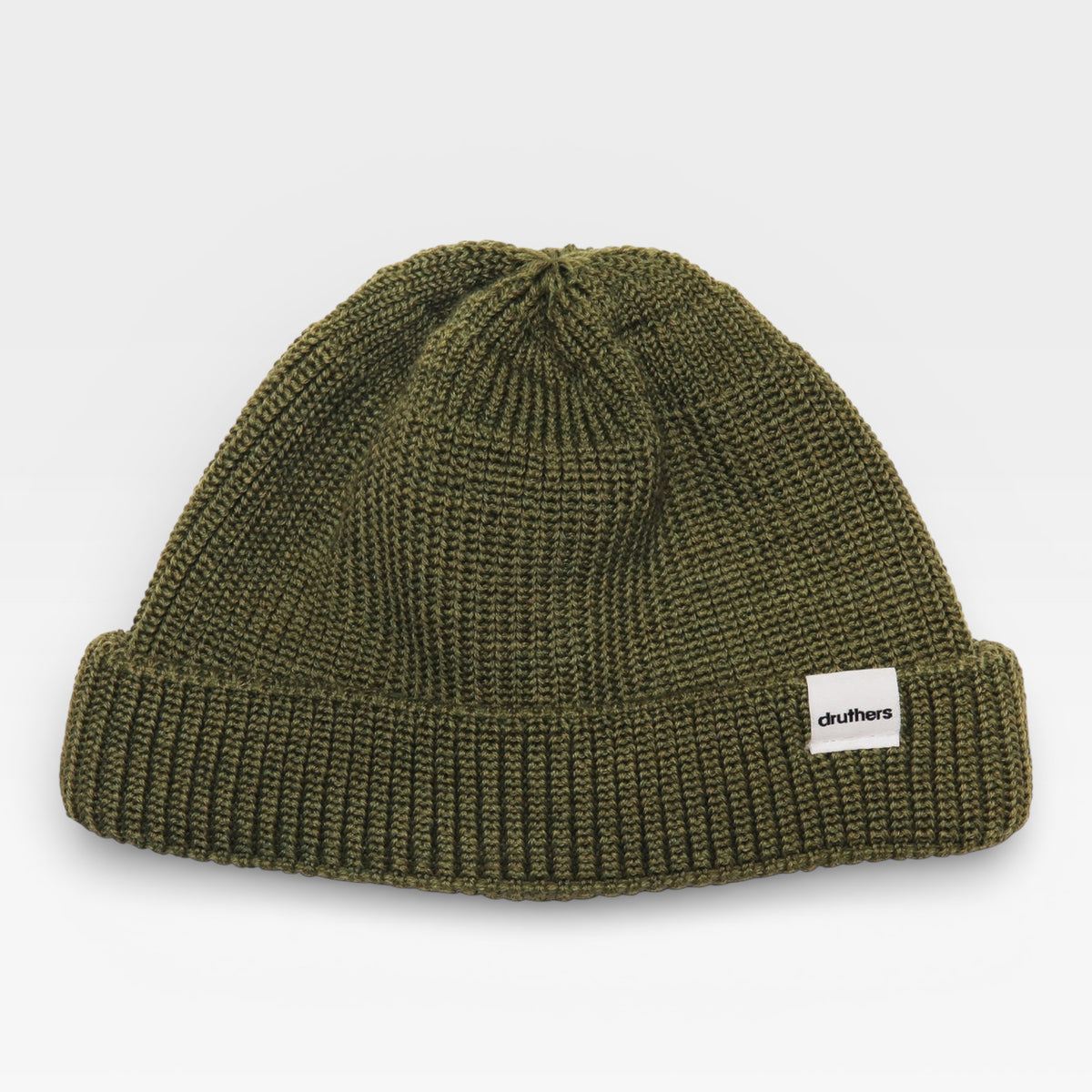 Druthers NYC Merino Wool Dockworker Hat (Olive)