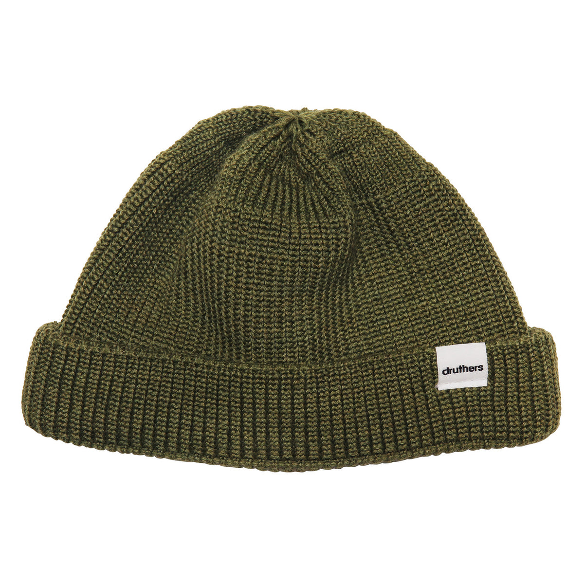 Druthers NYC Organic Cotton Waffle Knit Beanie - Olive