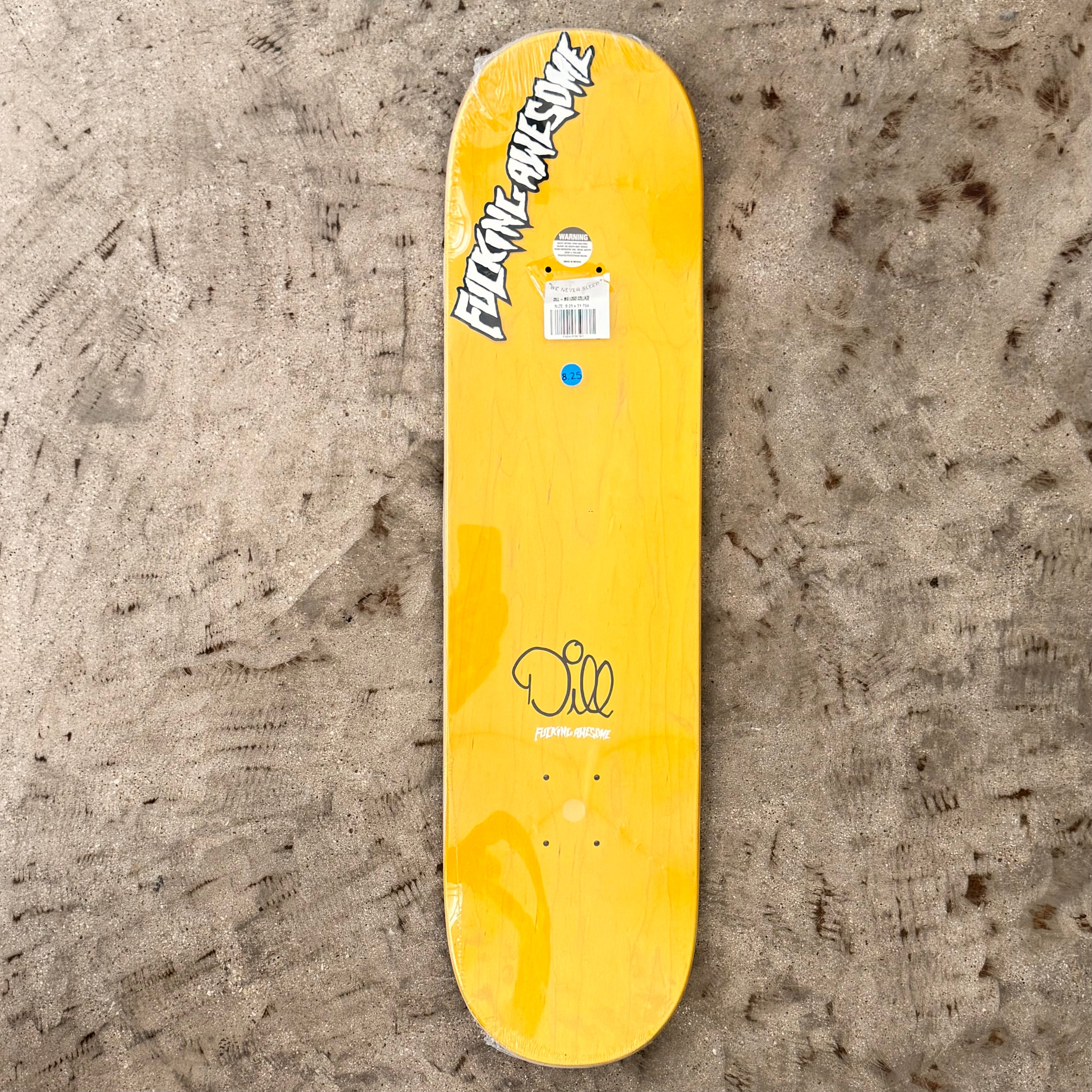 Fucking Awesome Jason Dill Big Logo Collage Deck 8.25"