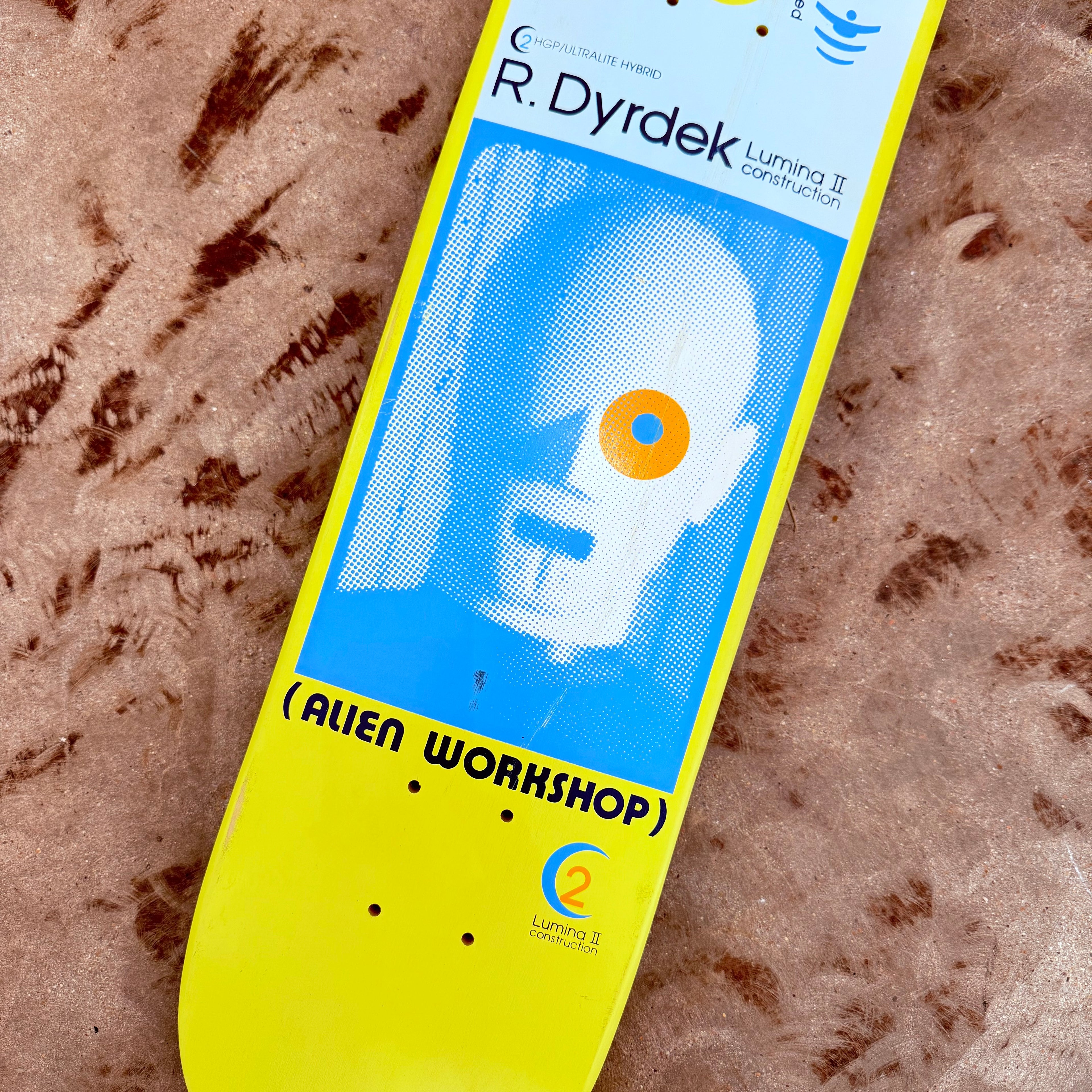 2001 Alien Workshop Rob Dyrdek “Lumina II” Series Deck