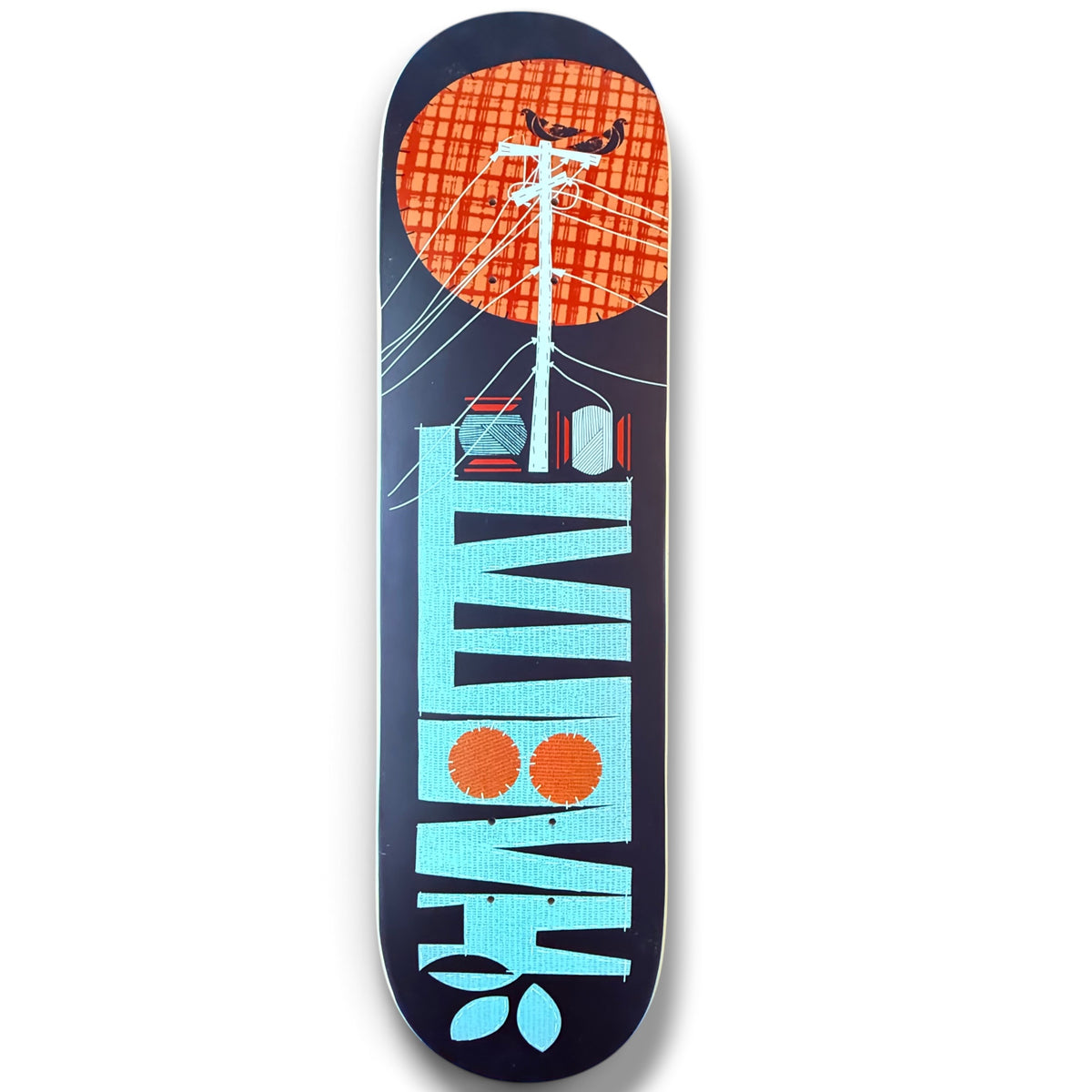 2004 Habitat Skateboards “Dove Wire” Team Logo Deck
