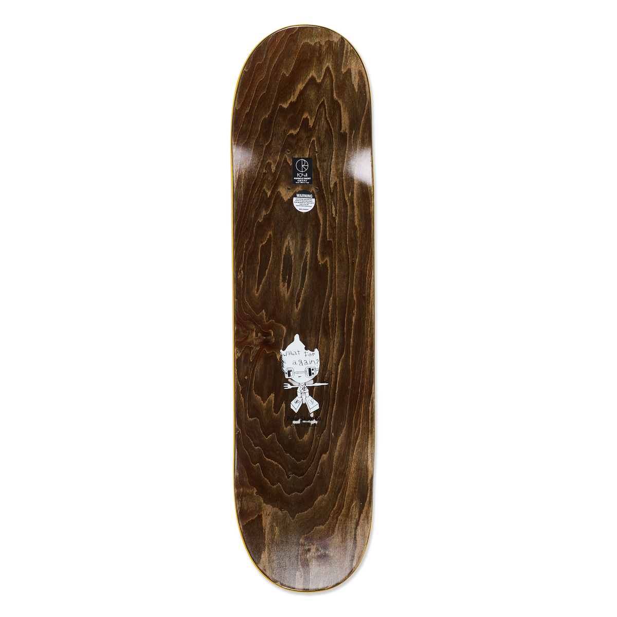 Polar Skate Co. Oski “I Think You Perfect” Deck - Brown 8.25