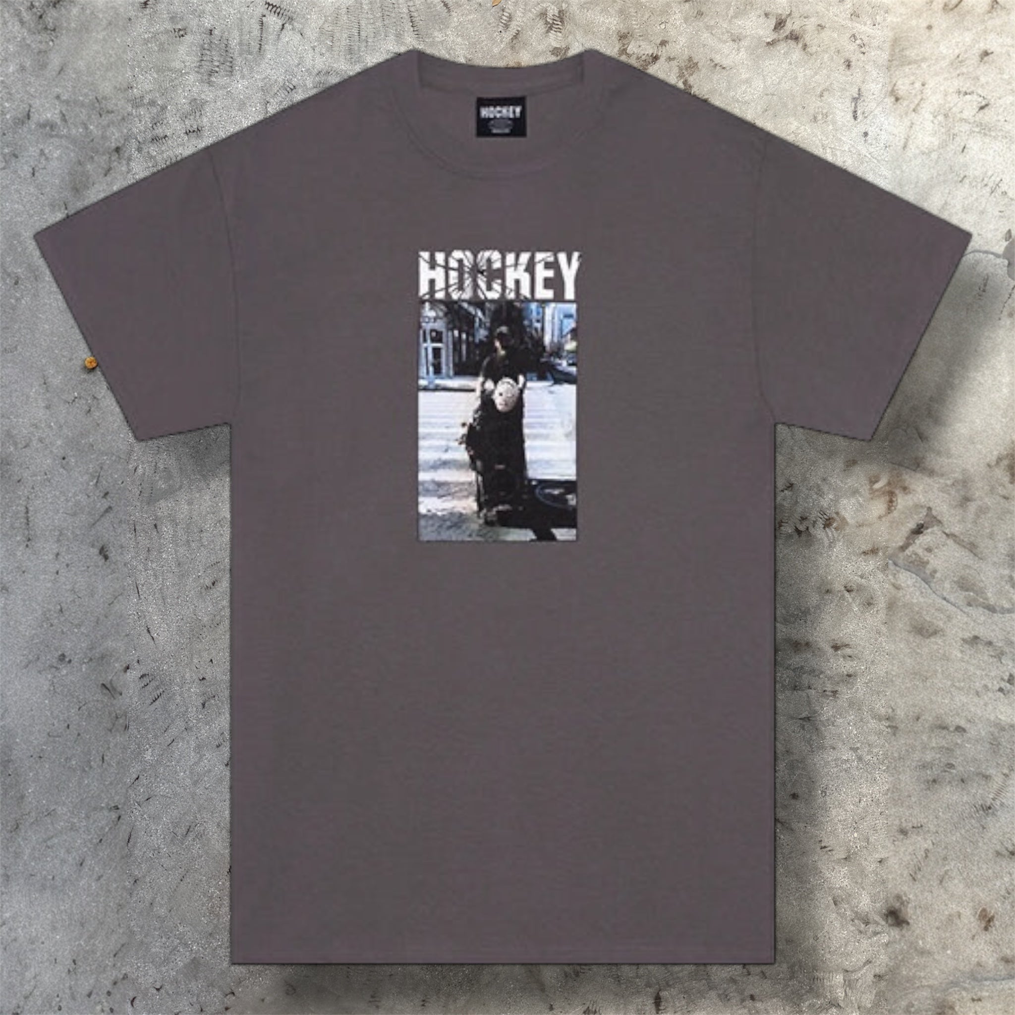 Hockey Skateboards Crosswalk Tee (Charcoal)