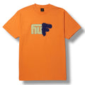 HUF Worldwide Upside Downtown Tee (Tangerine)