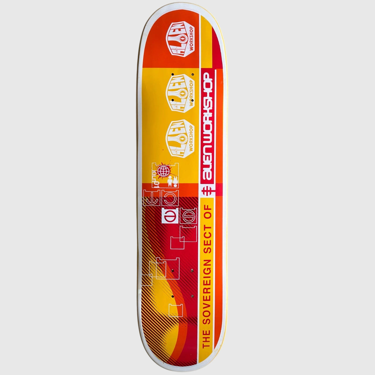 2001 Alien Workshop "ALIENOGRAPHY" Team Logo Deck