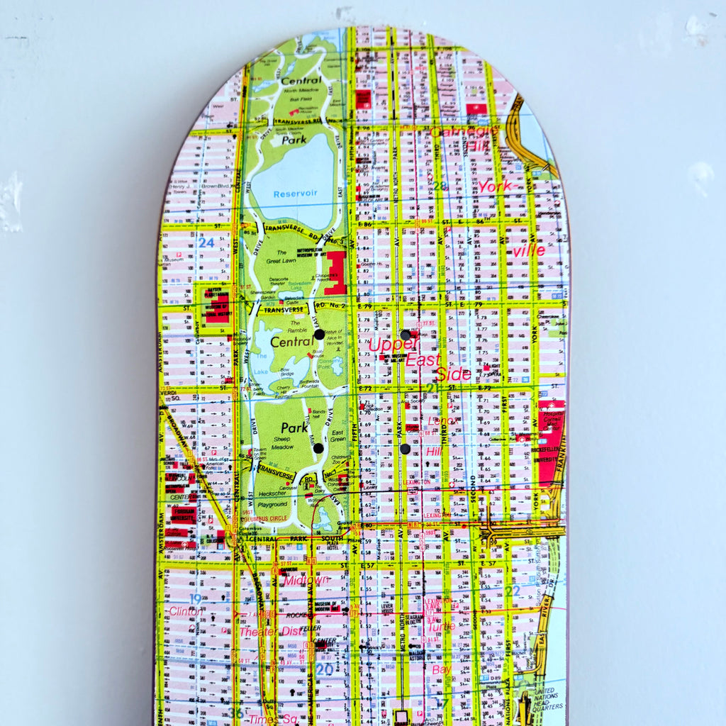 Chocolate Gino Iannucci Manhattan Maps Board