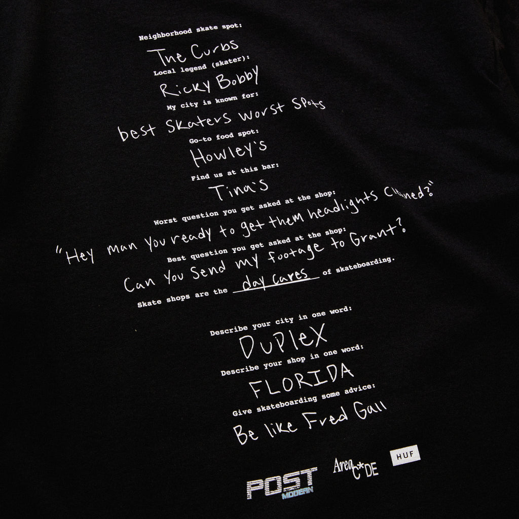 HUF Worldwide 561 Post Modern Tee (Black)