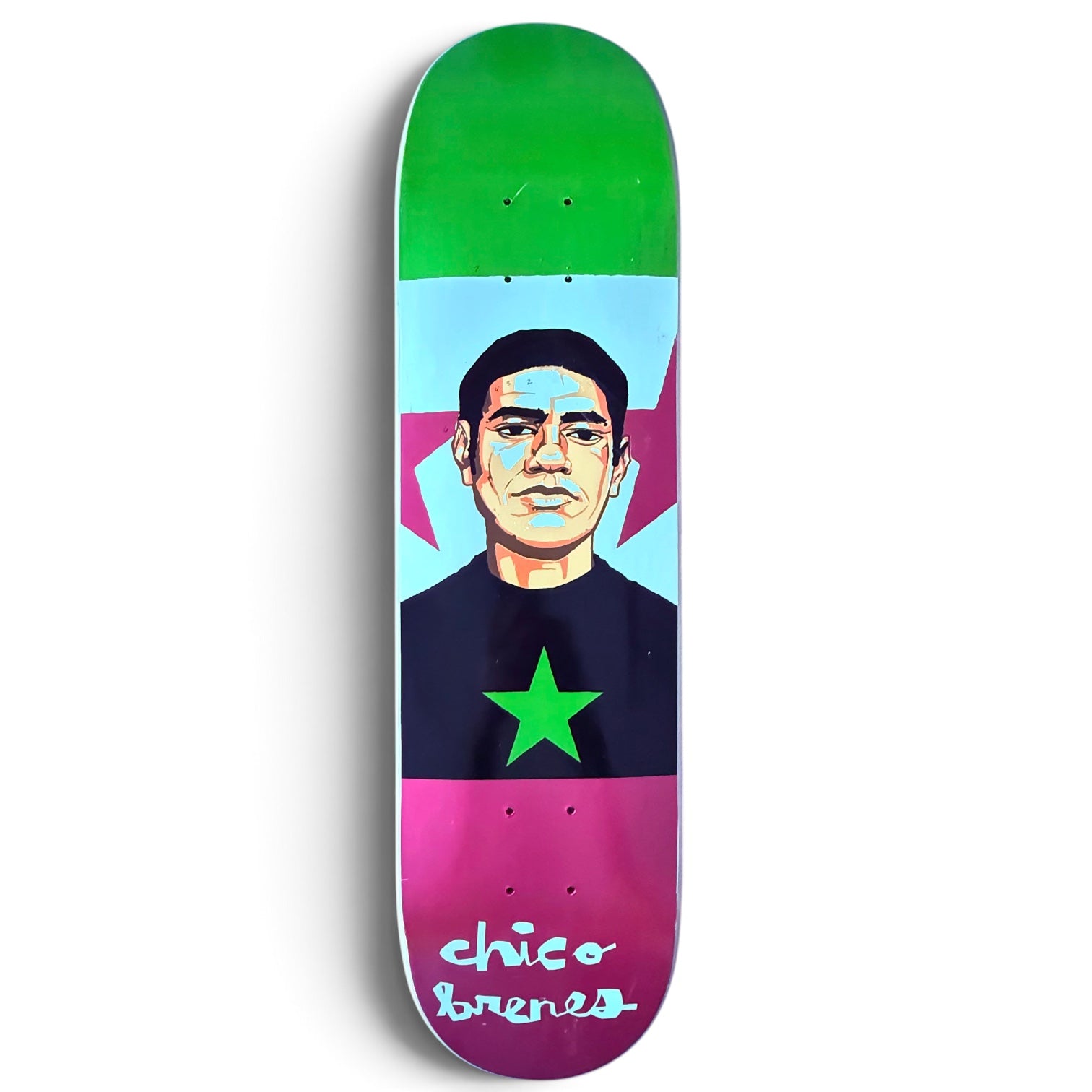 1998 Chocolate Skateboards Chico Brenes “Portrait Series” Deck