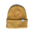 Druthers NYC Organic Cotton Waffle Knit Beanie - Turmeric