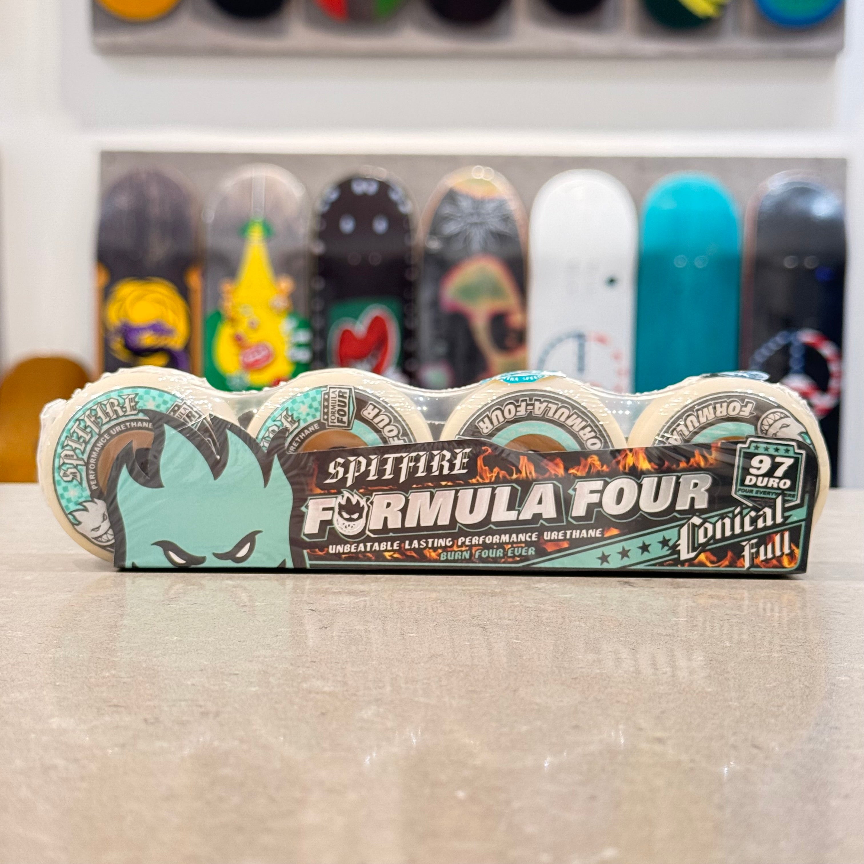 Spitfire Wheels Formula Four 97 Conical Full Natural 54mm