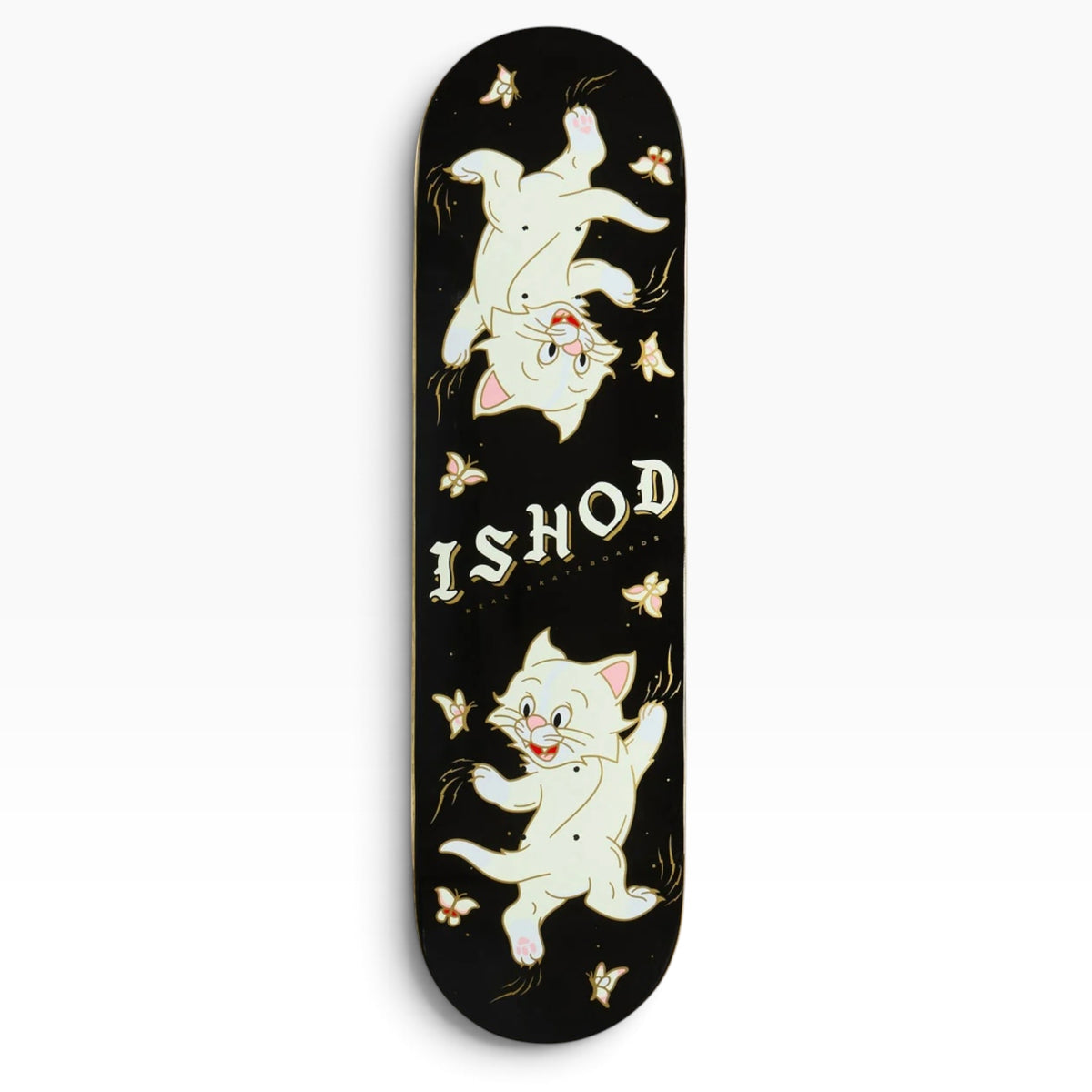 Real Skateboards Ishod Wair Kitten Scratch Twin Tail Deck 8.5"