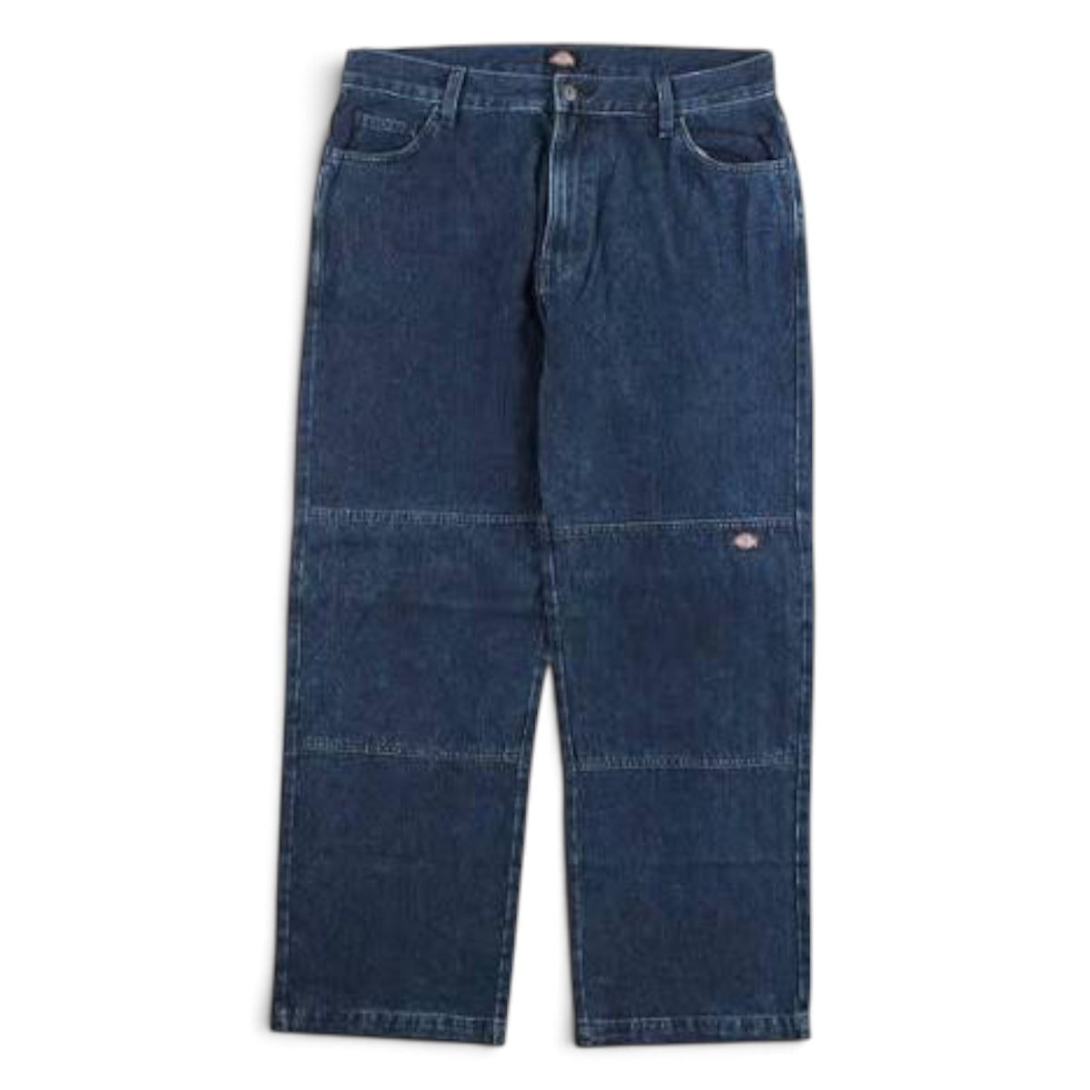 Dickies Skateboarding Loose Fit Double Knee Denim Pants - Stonewash Indigo Blue