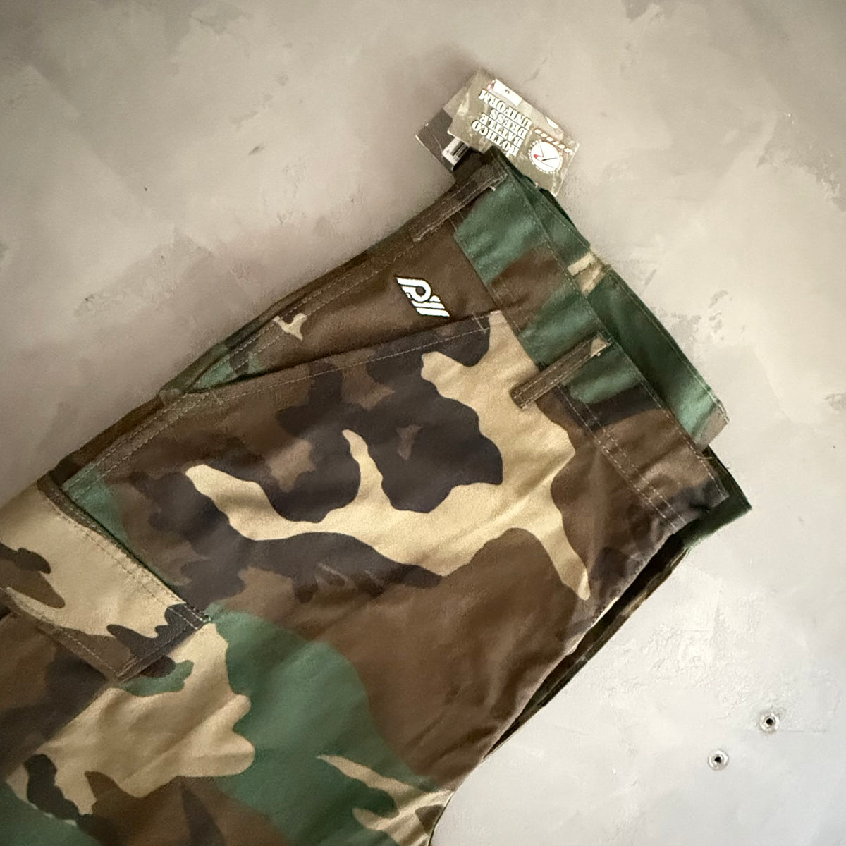 Post Modern Cargo Pants (Woodland Camo)
