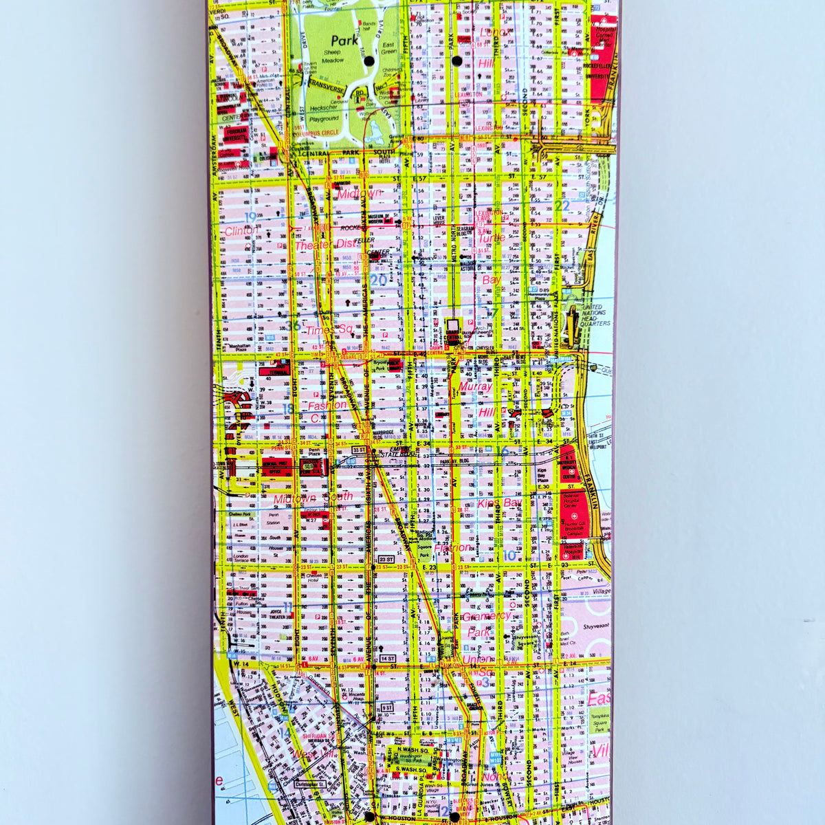 Chocolate Gino Iannucci Manhattan Maps Board