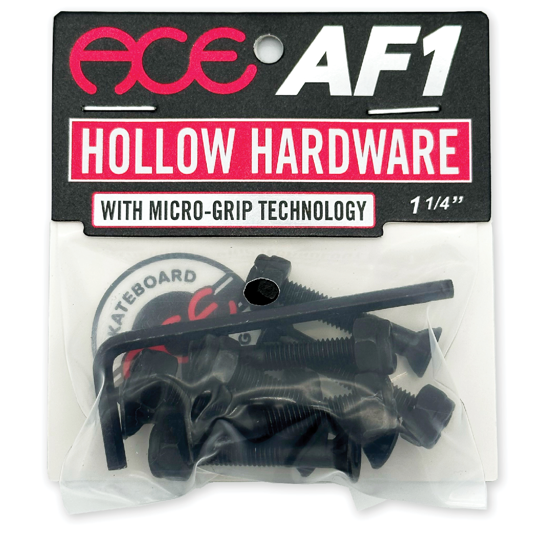 Ace Hollow Bolts W/Grippers 1” Allen