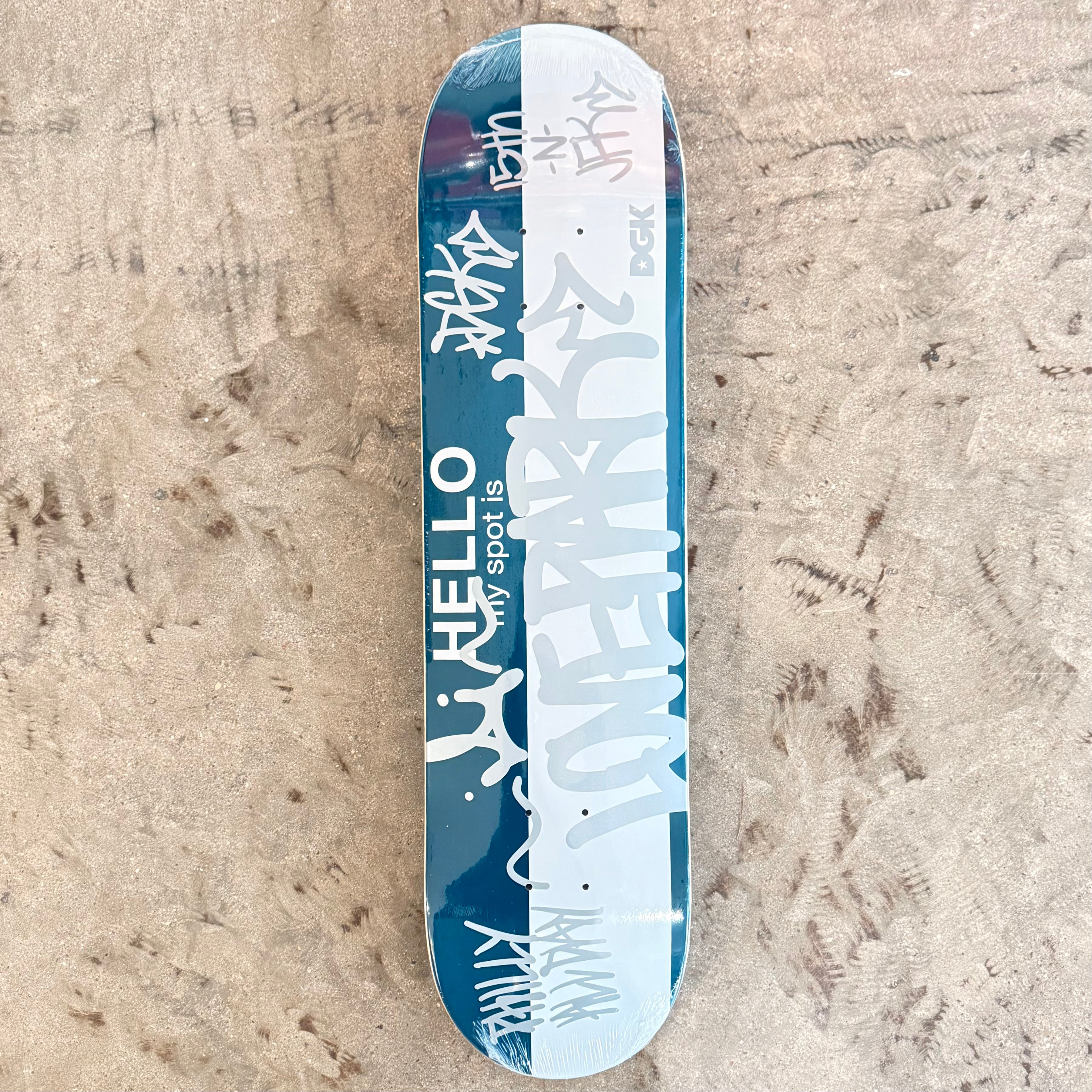 DGK Hello My Spot Is Love Park Deck 7.75”