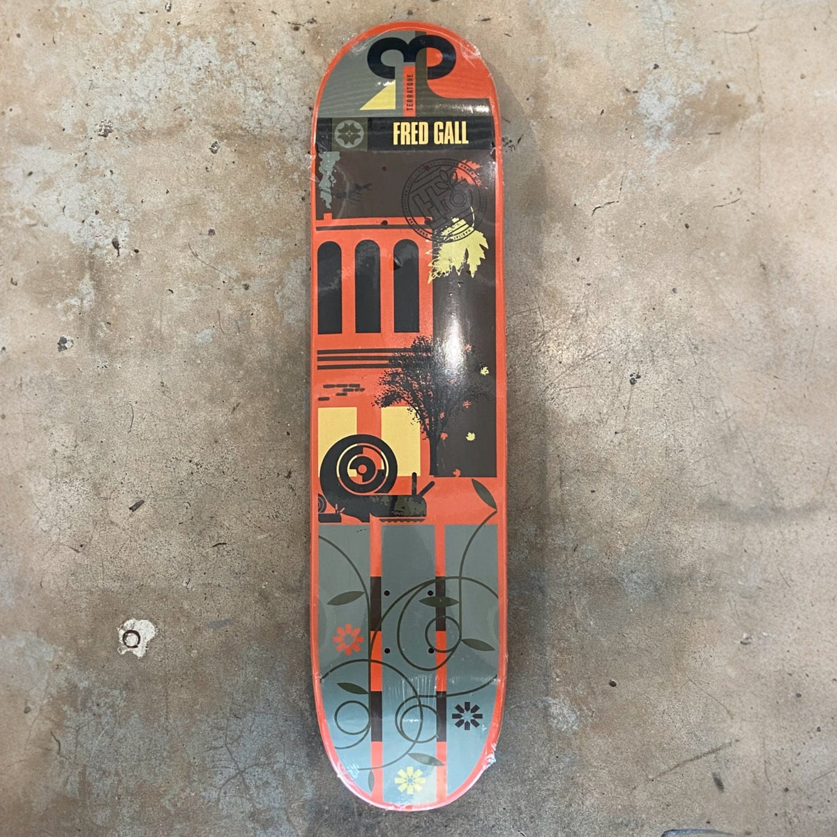 2002 Habitat Skateboards Fred Gall "Terratone 3 Series" Deck