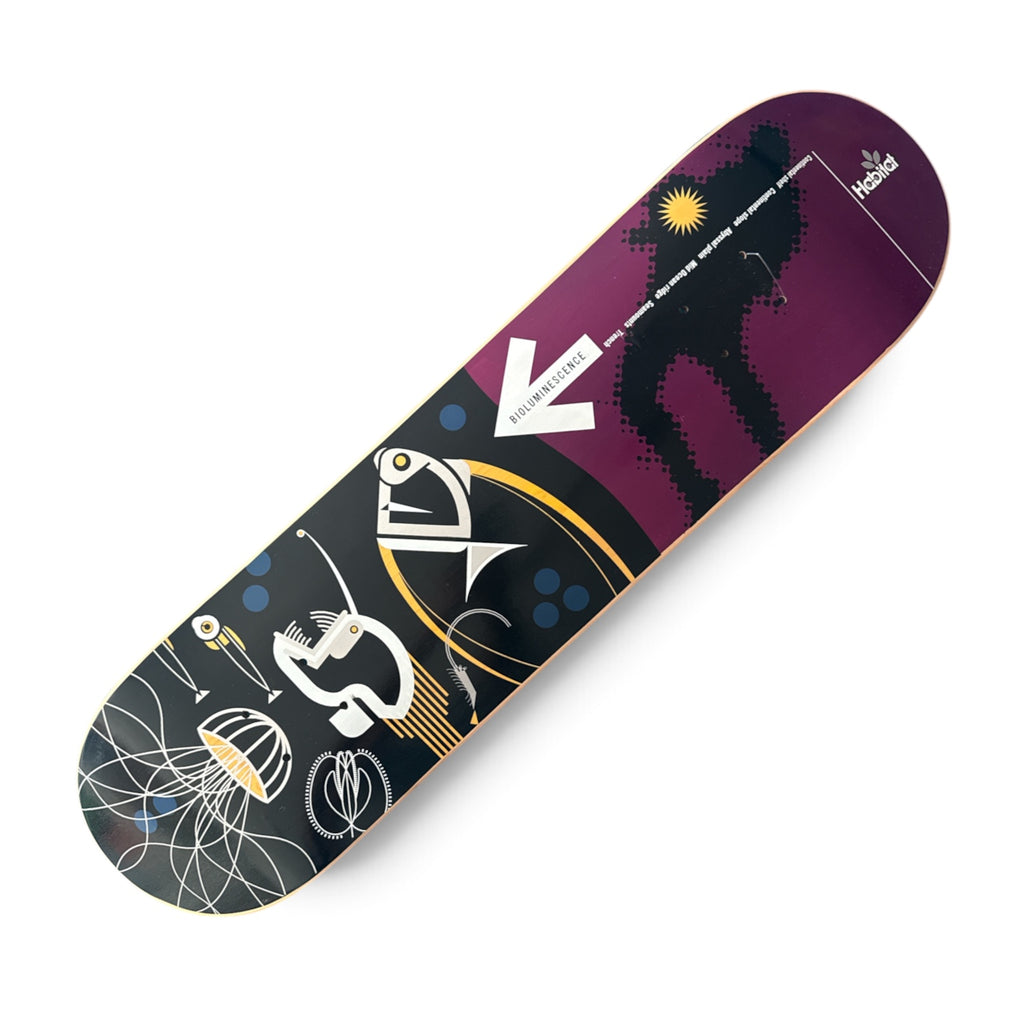 2002 Habitat Skateboards “Bioluminescence” Series Logo Deck