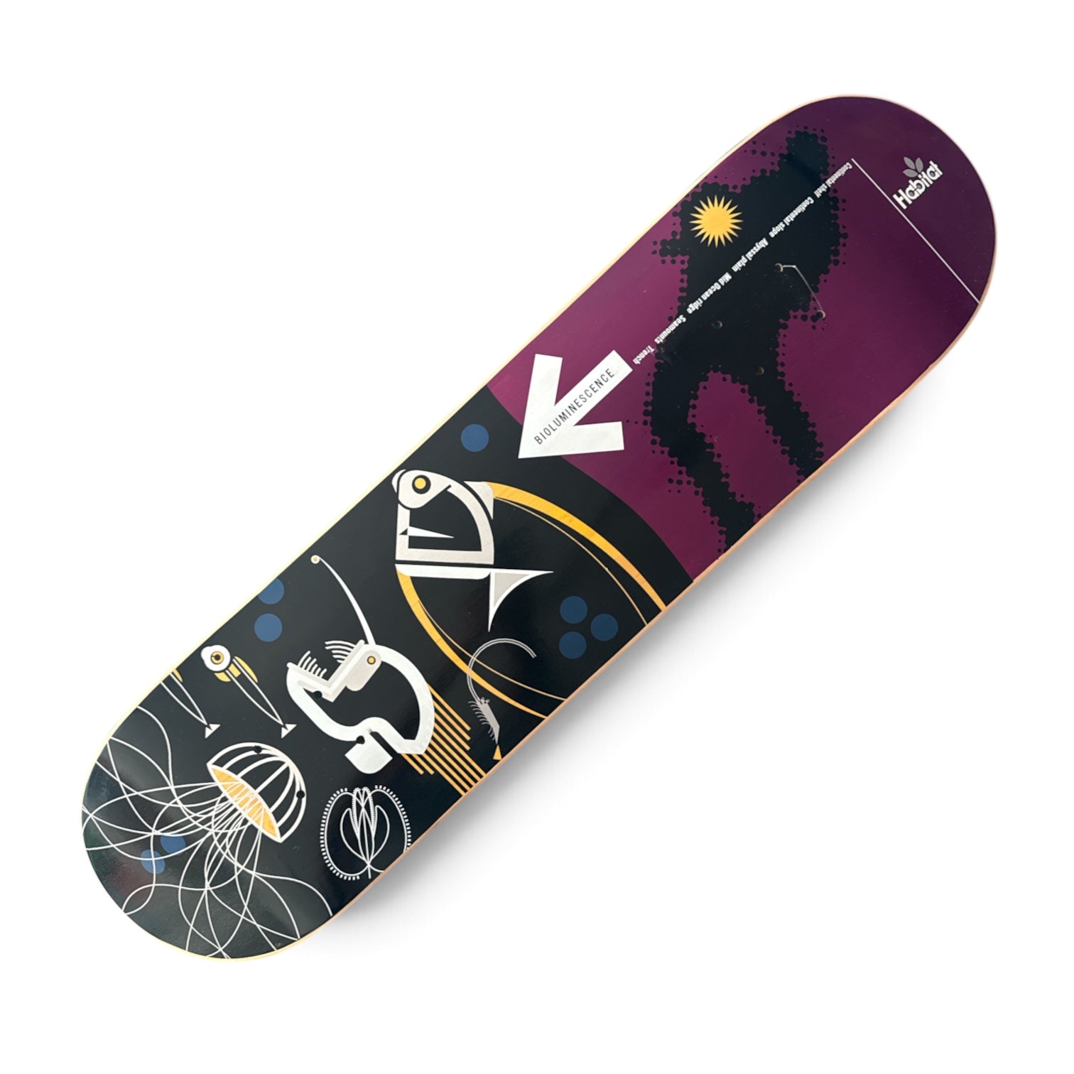 2002 Habitat Skateboards “Bioluminescence” Series Logo Deck