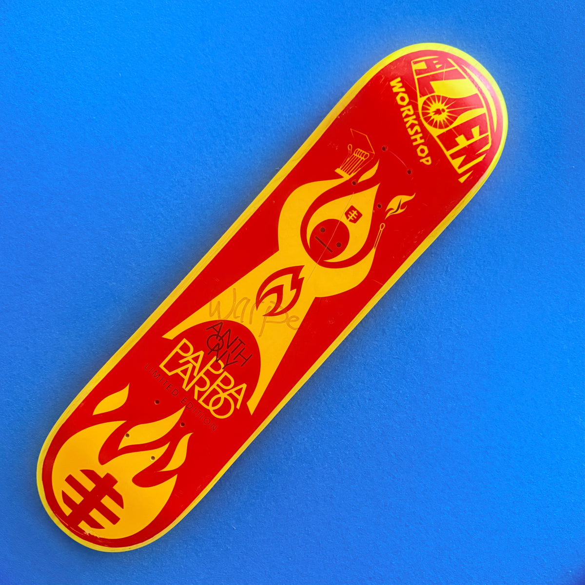 2002 Alien Workshop Anthony Pappalardo “Match Guy” Limited Edition Deck
