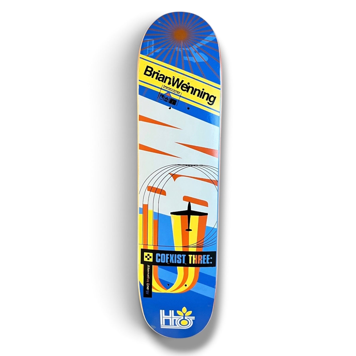 2001 Habitat Skateboards Brian Wenning “Co Exist 3” Series Deck