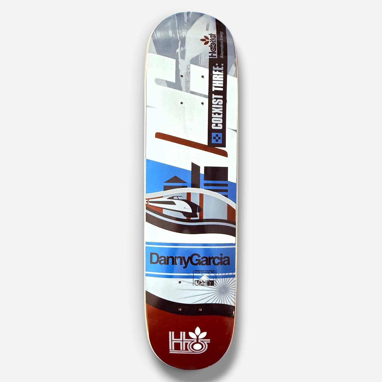 2001 Habitat Skateboards Danny Garcia "Co Exist 3 Series" Deck