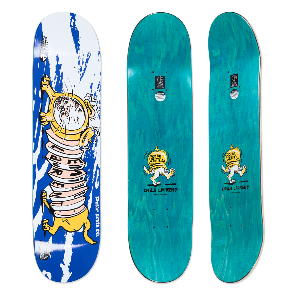 Polar Skate Co. Emile Laurent Accordion Dog Deck 8.375"